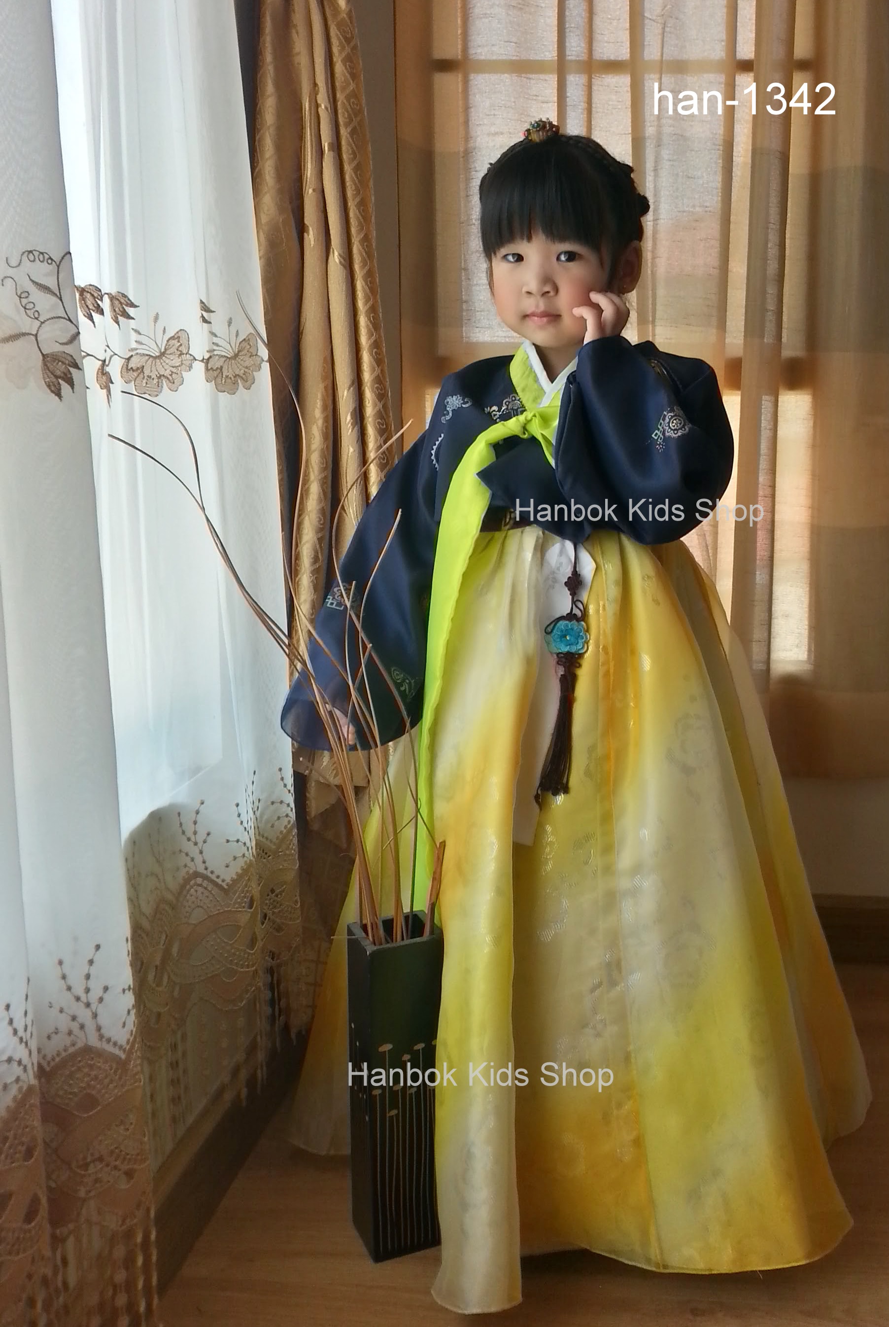 ขายชุดฮันบก ชุดประจำชาติเกาหลี Trend ใหม่ สำหรับเด็ก รูปที่ 4