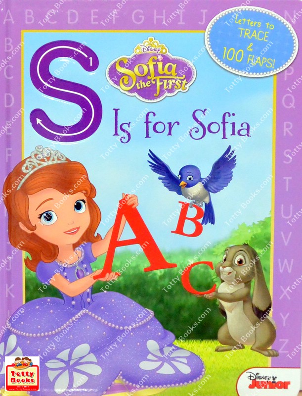 (Age 2 - 6) หนังสือบอร์ดบุ๊ก เสริมคำศัพท์ ตัวอักษกร ช่องเปิดภาพกว่า 100 ภาพ! S is for Sofia (100+ Flaps, Sofia the First) รูปที่ 1