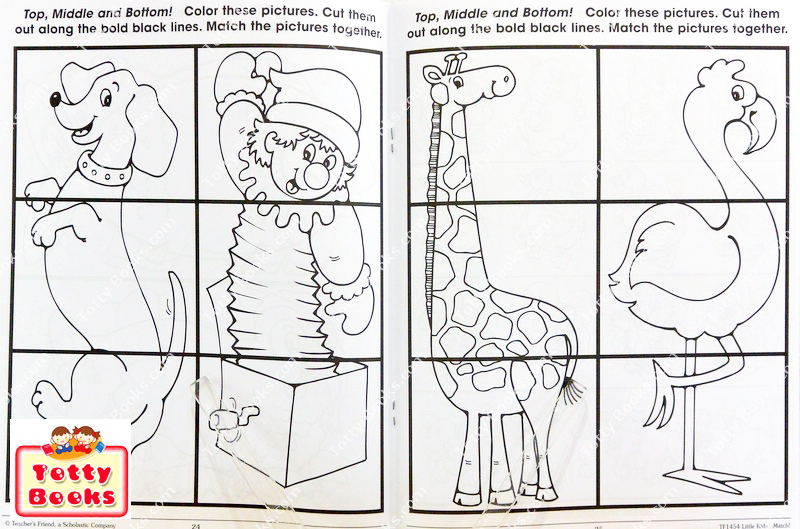 (Age 3 - 6) หนังสือกิจกรรม พัฒนากล้ามเนื้อมัดเล็ก ฝึกจับคู่ Little Kids Match (Scholastic) รูปที่ 4