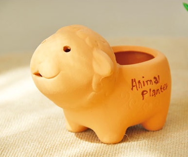 กระถางกระบองเพชร animal planter ตกแต่งสวน รูปที่ 4