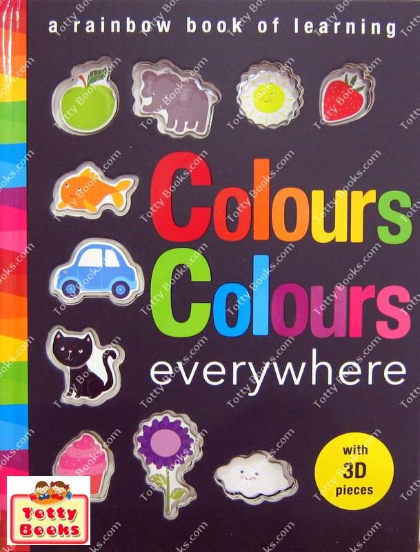 (Age Newborn - 5) หนังสือบอร์ดบุ๊ก เสริมคำศัพท์ สี Colours Everywhere (Board Book) รูปที่ 1