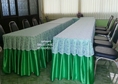 ผ้าปูโต๊ะ ผ้าคลุมโต๊ะสำเร็จรูป สเกิร์ตโต๊ะ โทร 087-6045519, 086-3214082