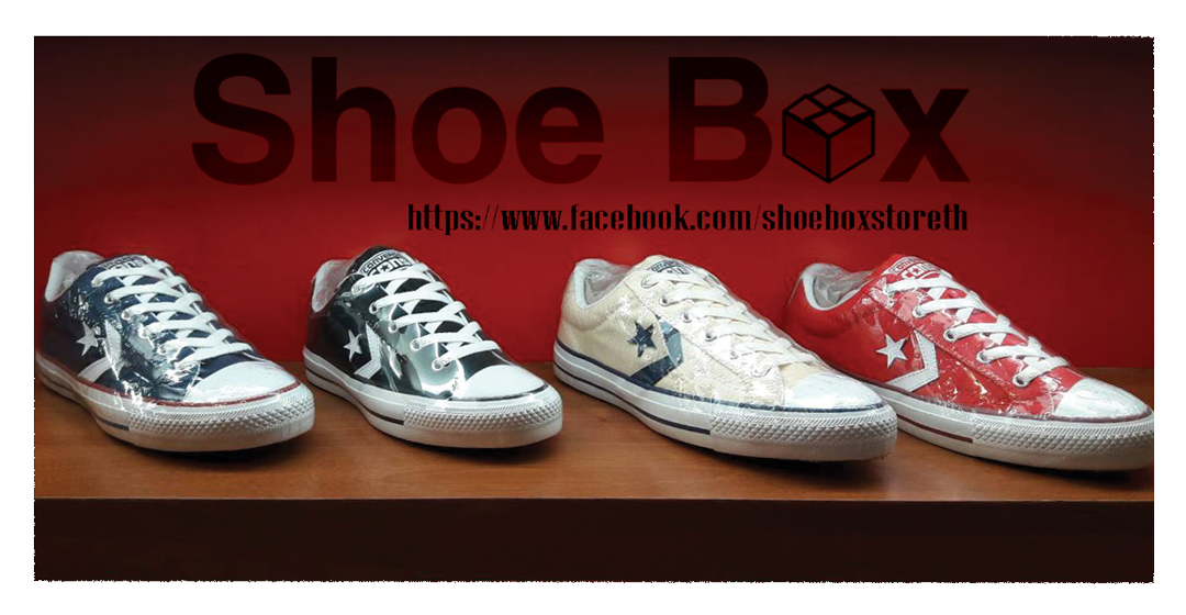 Shoeboxstore รองเท้าคอนเวิร์ส คอนเวิร์สผู้หญิง รองเท้าหนังชายเท่ๆ รูปที่ 1