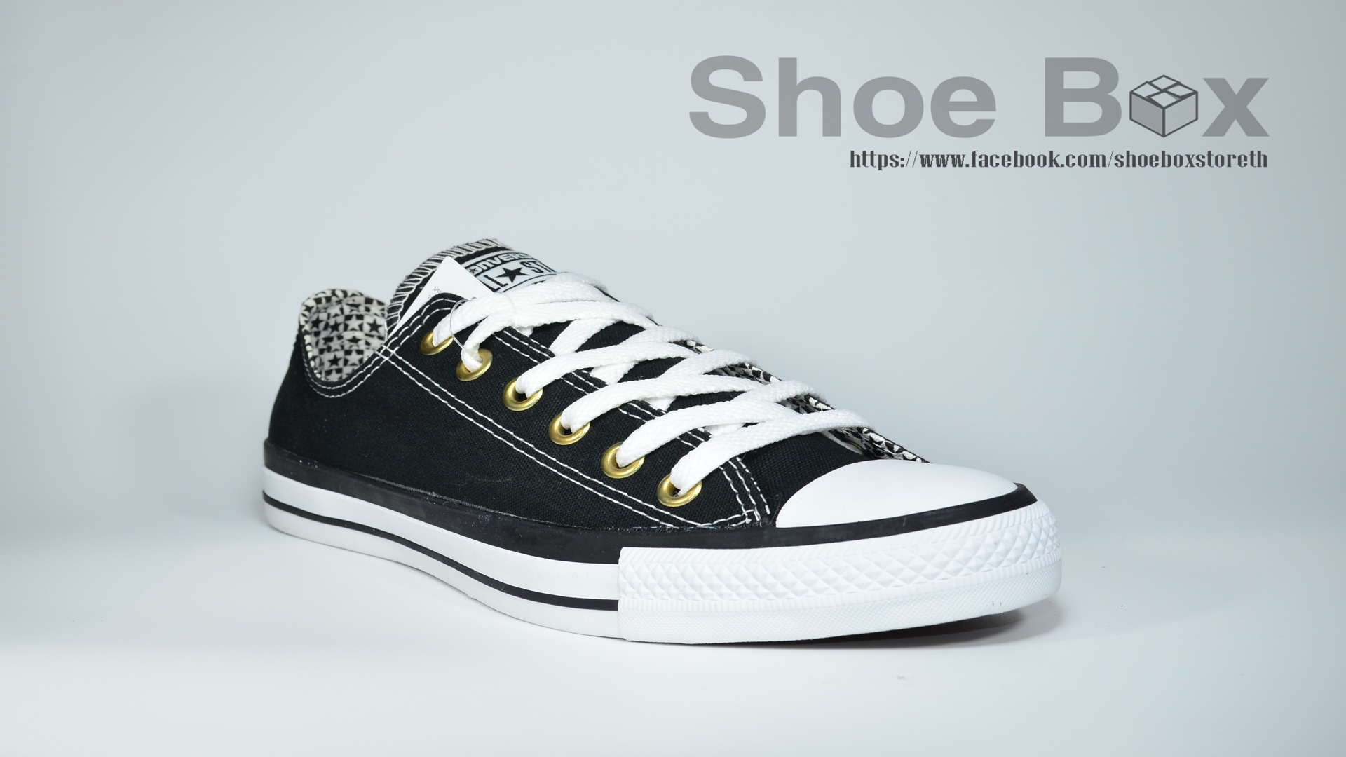 Shoeboxstore รองเท้าคอนเวิร์ส คอนเวิร์สผู้หญิง รองเท้าหนังชายเท่ๆ รูปที่ 3