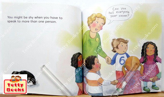 (Age 3 - 8) หนังสือเด็กพัฒนา EQ/MQ ขึ้อาย Being Shy (Let's Talk About, Joy Berry) รูปที่ 3