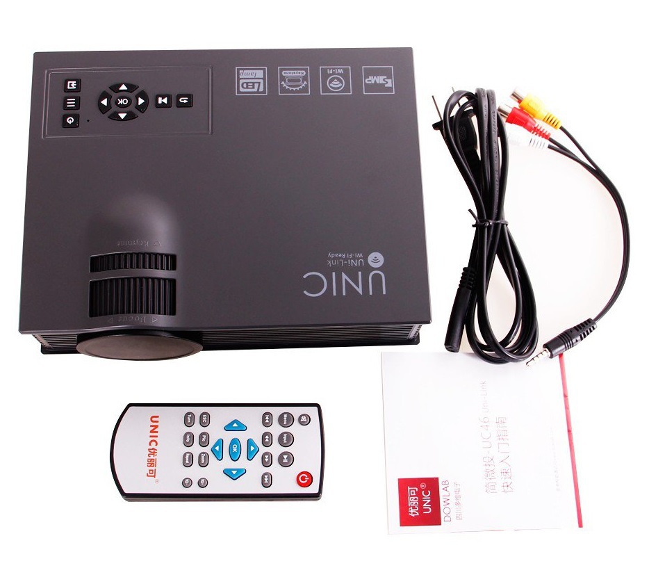 โปรเจคเตอร์ไร้สาย UNIC Wifi Projector mini Full HD Wifi-Ready รุ่น UC46  รูปที่ 4