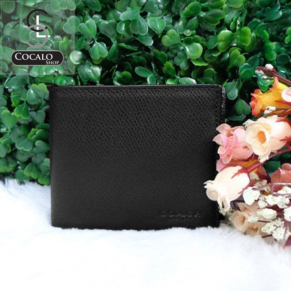 COACH F74974 COMPACT ID IN CROSSGRAIN LEATHER รูปที่ 1