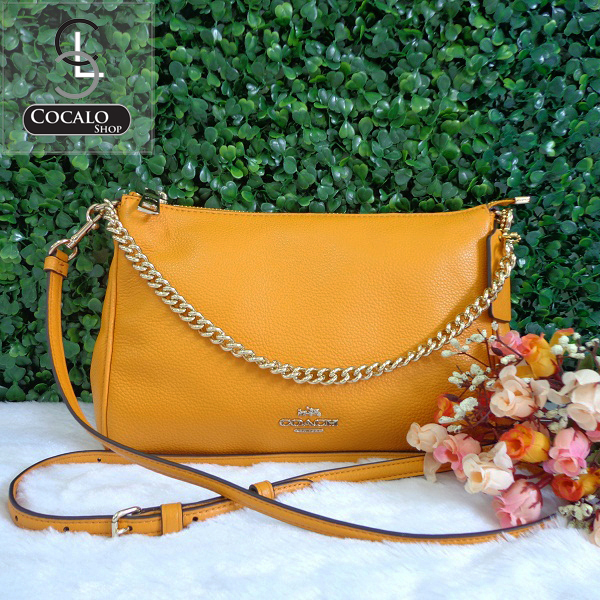 COACH F36666 CARRIE CROSSBODY IN PEBBLE LEATHER รูปที่ 1