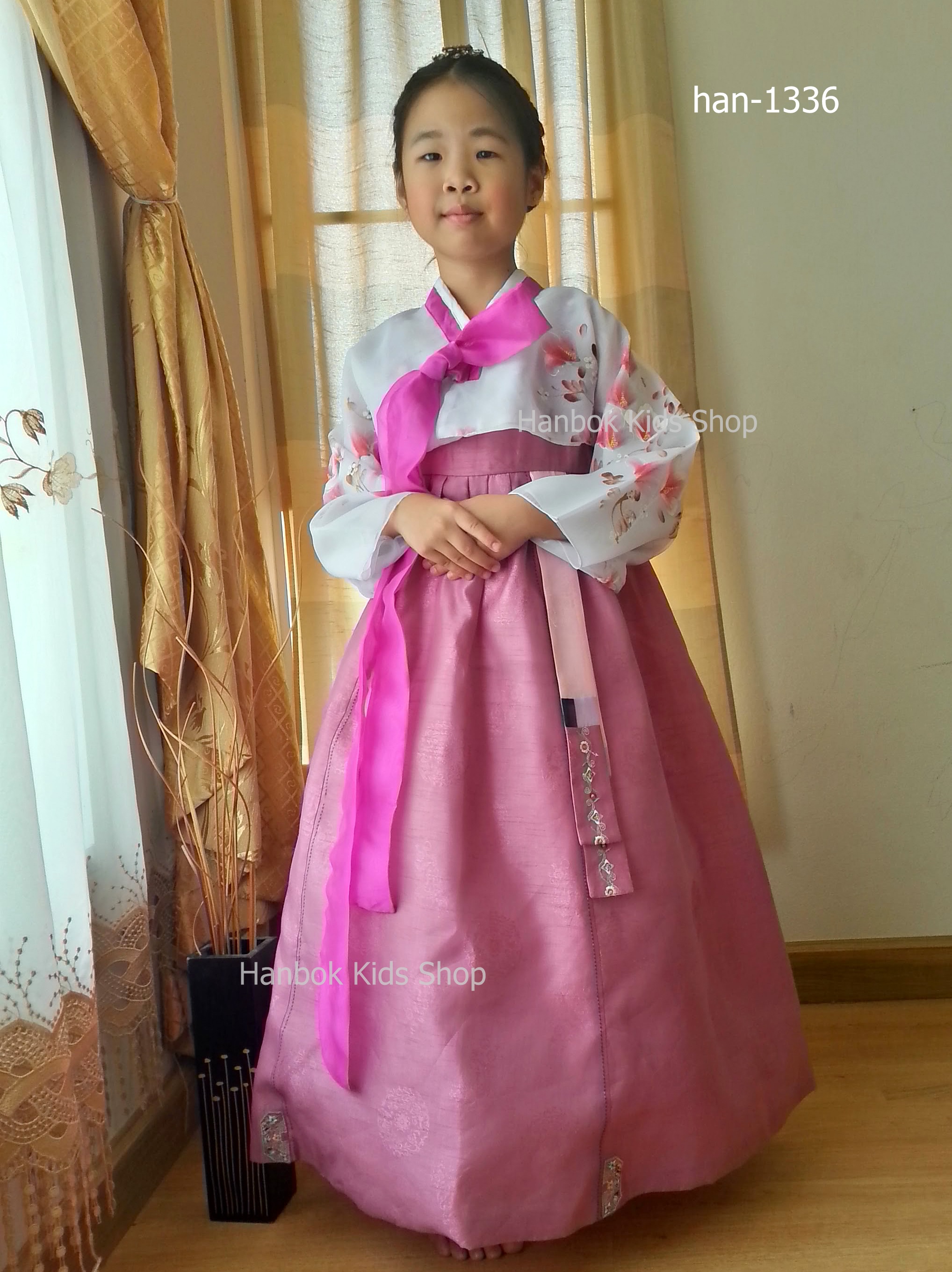 ขาย - ให้เช่า ชุดฮันบก ชุดประจำชาติเกาหลี สำหรับเด็ก 1-3 ขวบ รูปที่ 2
