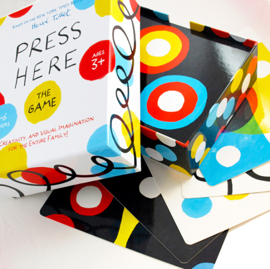 (Parents Magazine Best Toys, Age 3+) เกมส่งเสริมจินตนาการ Press Here Game (Boxed Set, Herve Tullet) รูปที่ 3