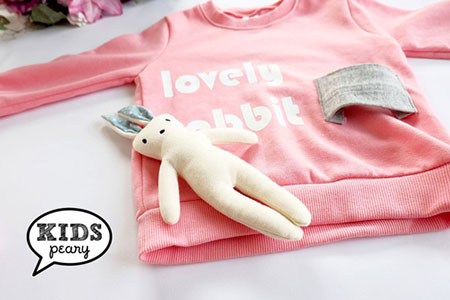 ชุดวอร์มของคุณหนู Lovely Rabbit นำเข้าจากเกาหลี เกรดพรีเมี่ยม รูปที่ 5