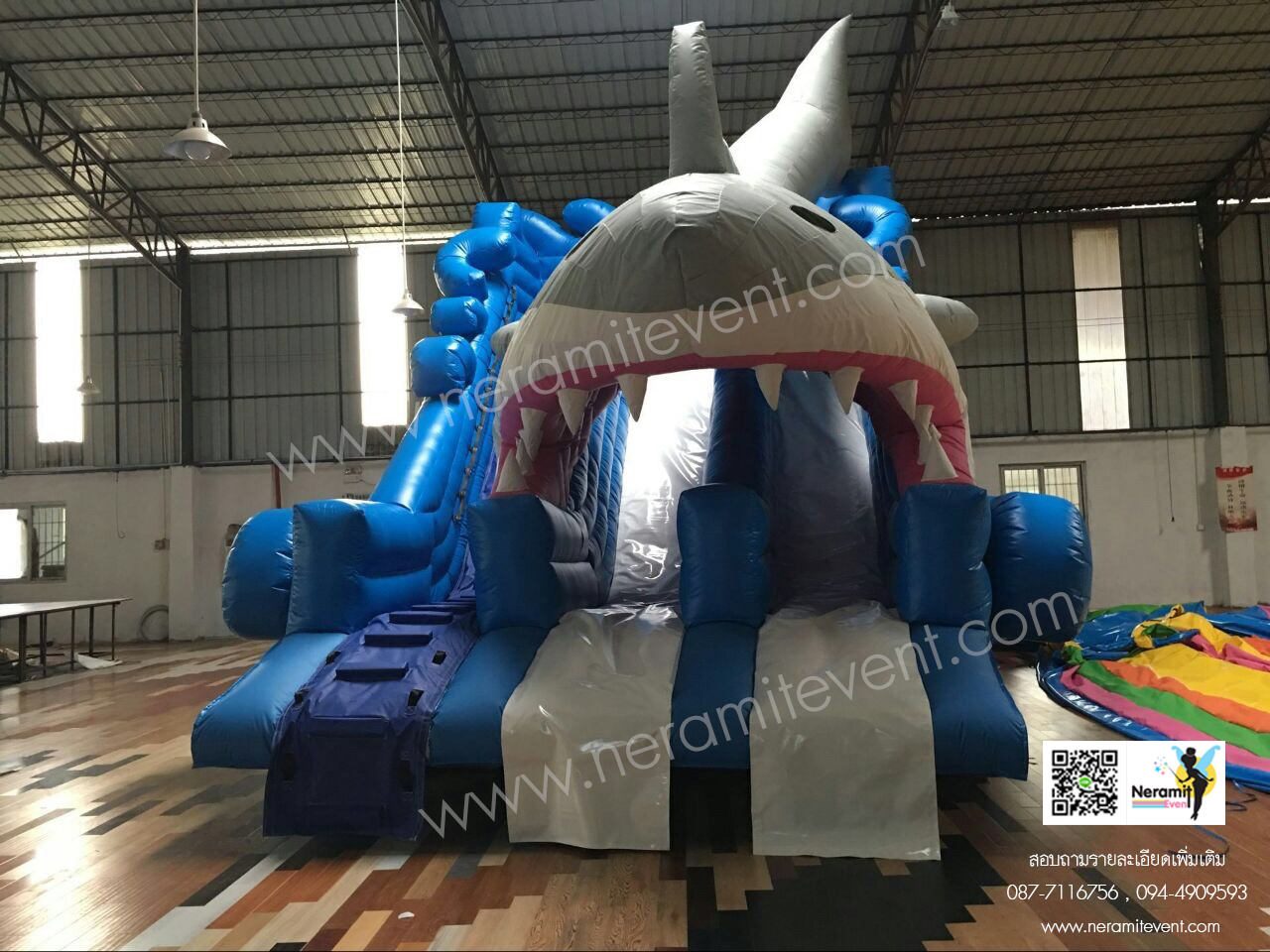 รับผลิตบ้านลม ,ขายบ้านลม เครื่องเล่นเป่าลม สวนสนุกทางน้ำ เครื่องเล่นสวนสนุกทุกชนิด รูปที่ 3