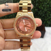 รูปย่อ Michael Kors MK6143 Colette Pink Dial Gold-tone Ladies Watch รูปที่1