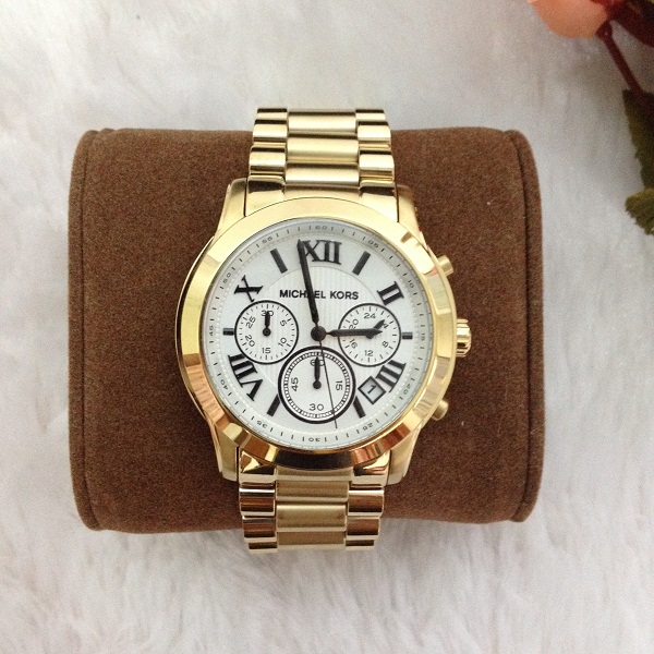Michael Kors MK5916 Cooper Gold Tone Chronograph Women's Watch รูปที่ 3