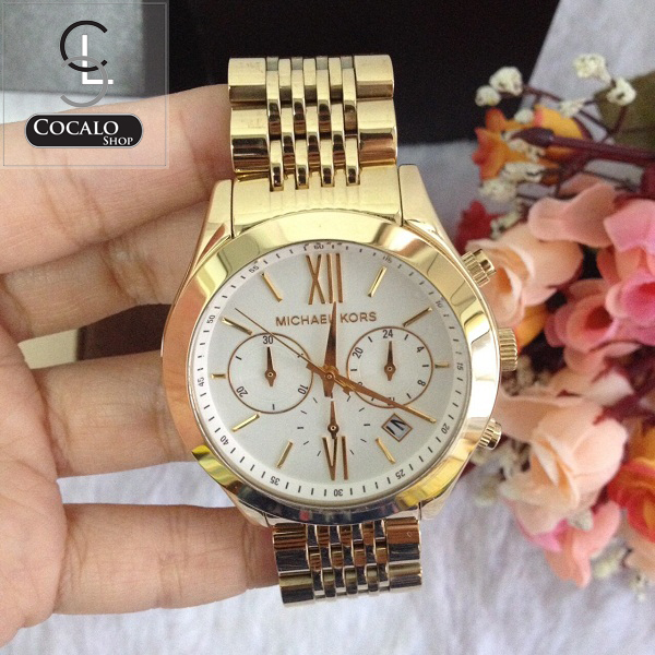 Michael Kors MK5762 Brookton Chronograph Gold-Tone Stainless Steel Ladies Watch รูปที่ 1