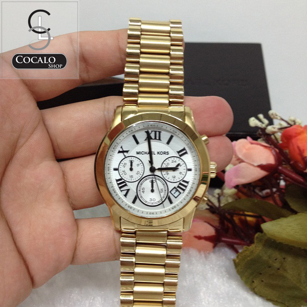 Michael Kors MK5916 Cooper Gold Tone Chronograph Women's Watch รูปที่ 1