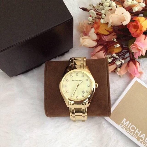Michael Kors MK5310 Gold Mother Of Pearl Women's Watch รูปที่ 3
