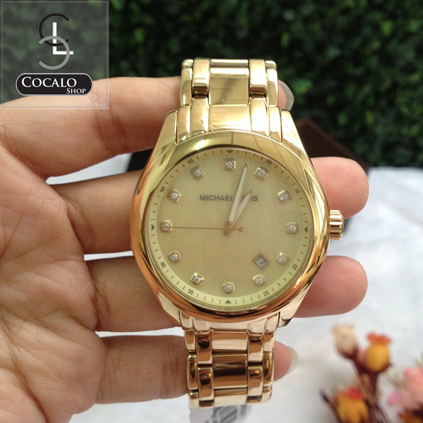 Michael Kors MK5310 Gold Mother Of Pearl Women's Watch รูปที่ 1