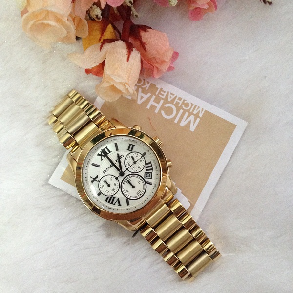 Michael Kors MK5916 Cooper Gold Tone Chronograph Women's Watch รูปที่ 4