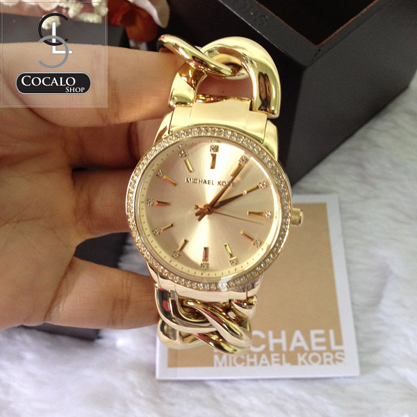 Michael Kors MK3235 Women's Nini' Chain Link Glitz Bracelet Watch รูปที่ 1