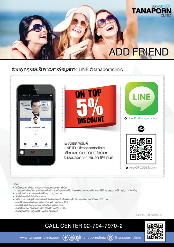 TanapornClinic ศูนย์เลเซอร์ รักษาสิว และศัลยกรรมเสริมความงามครบวงจรชั้นนำของเมืองไทย รูปที่ 5