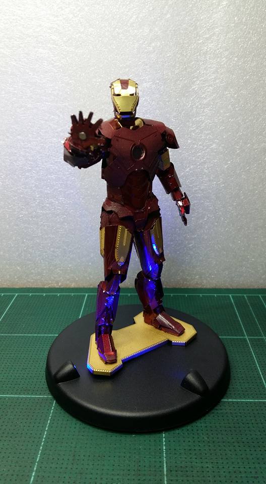 IRON MAN 3D Metal Model รูปที่ 3