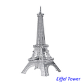 Eiffel Tower 3D Metal Model