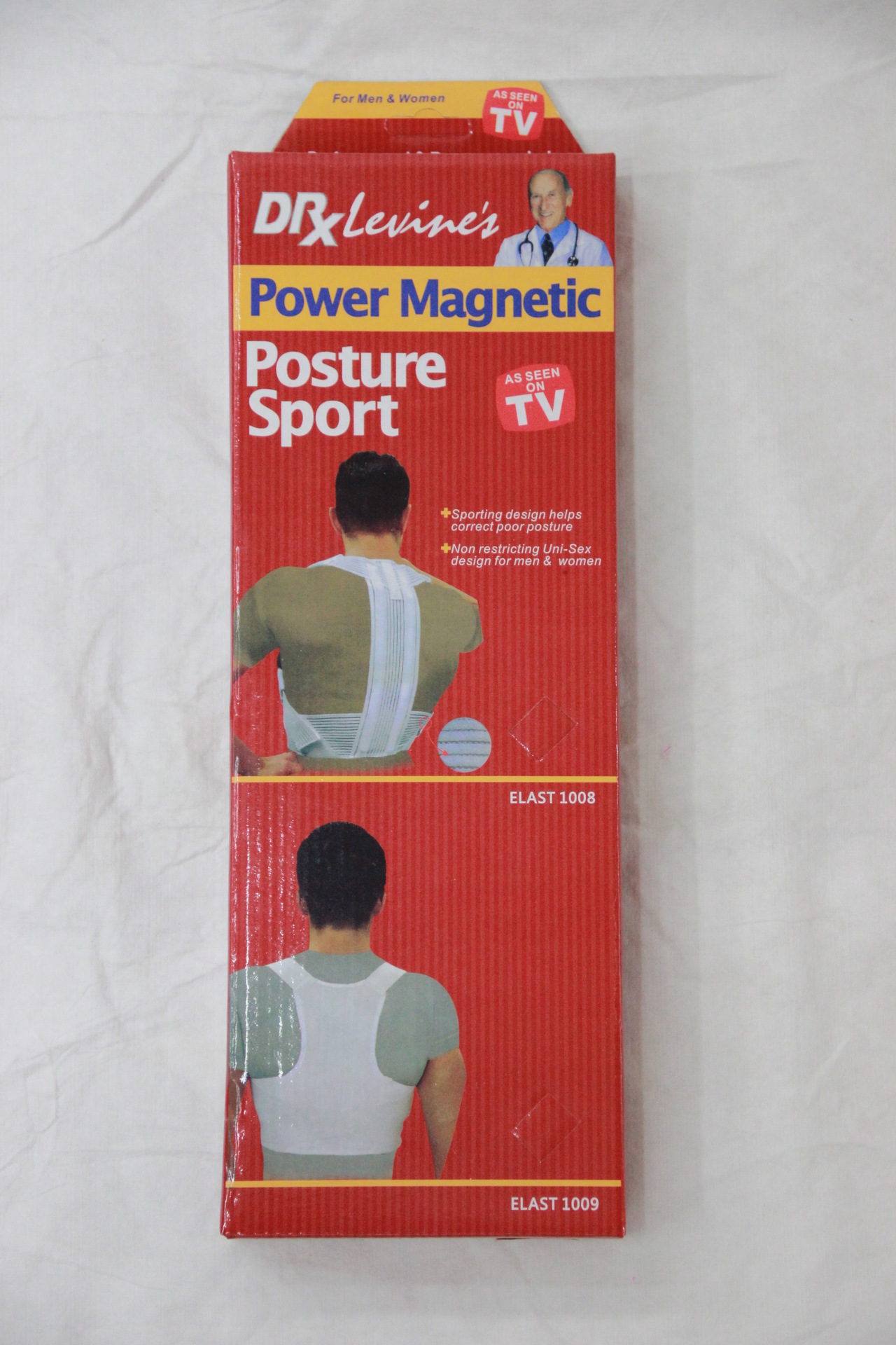 เข็มขัดพยุงหลัง Men Metal Rod Posture Back รูปที่ 4