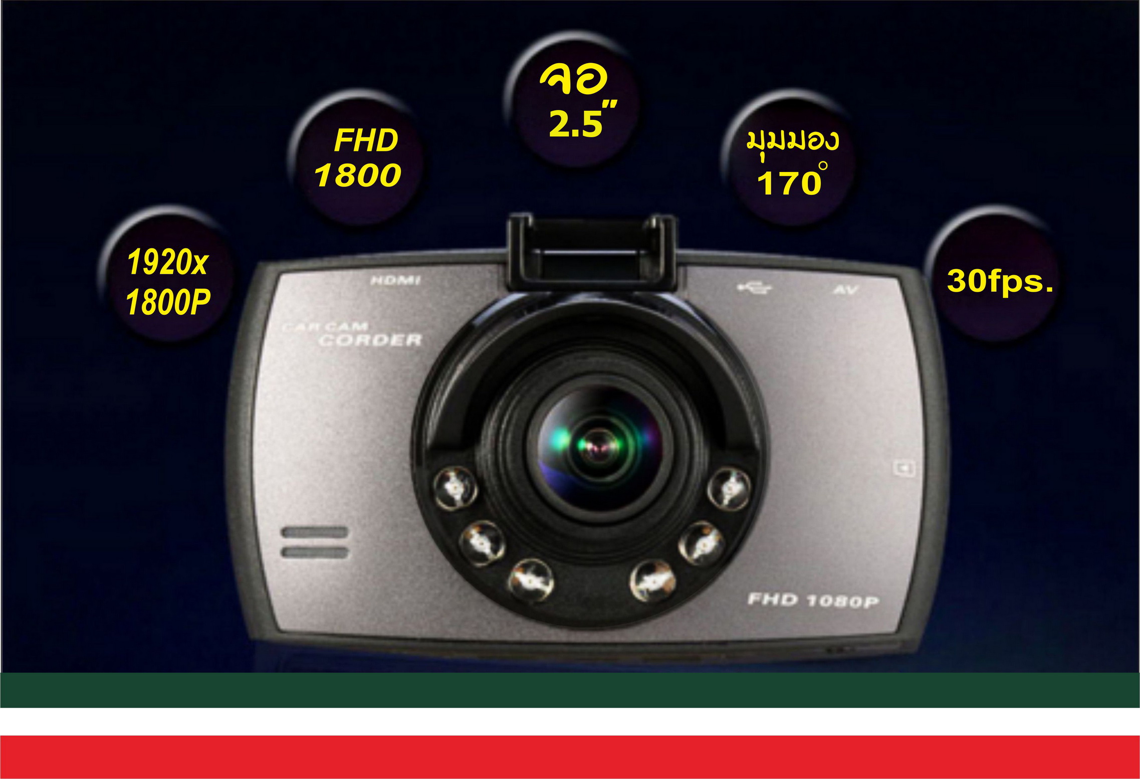 กล้องวงจรปิด CCTV FULL HD 1080 และ จั๊มสตาท รถยนต์ รูปที่ 5