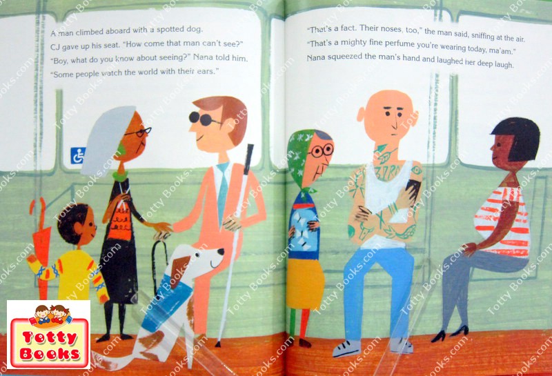 (Caldecott Honor Award, Age 3 - 8) หนังสือรางวัล Last Stop on Market Street (Hardcover, Matt De La Pena) รูปที่ 4