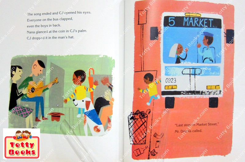 (Caldecott Honor Award, Age 3 - 8) หนังสือรางวัล Last Stop on Market Street (Hardcover, Matt De La Pena) รูปที่ 3