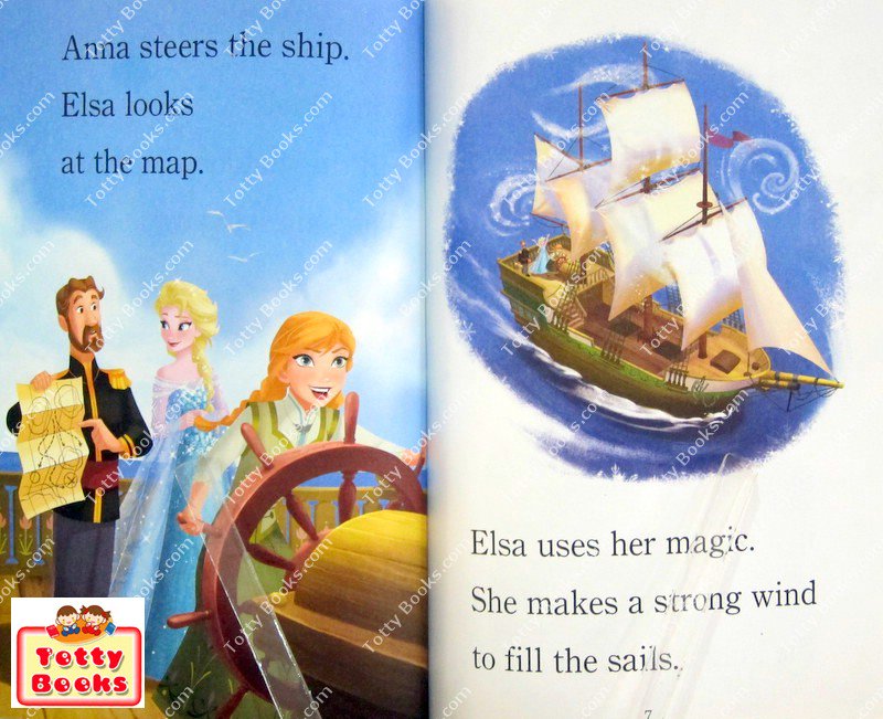 (Age 3 - 6) นิทานอ่านเล่น/ก่อนนอน ฝึกอ่าน Across the Sea (I Can Read Level 2, Frozen) รูปที่ 3