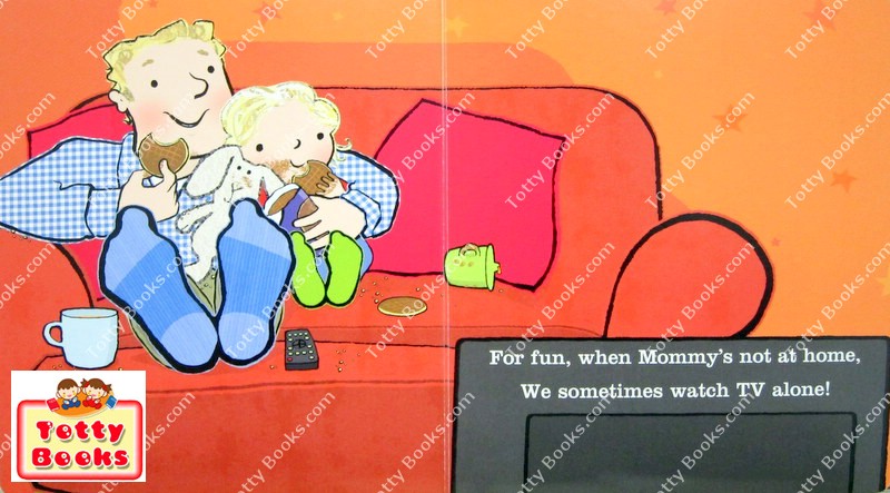 (Age Newborn - 5) หนังสือนิทานโคลงกลอน ความผูกพันพ่อ-ลูก บอร์ดบุ๊ก I Love My Daddy (Giles Andreae, Board Book) รูปที่ 4