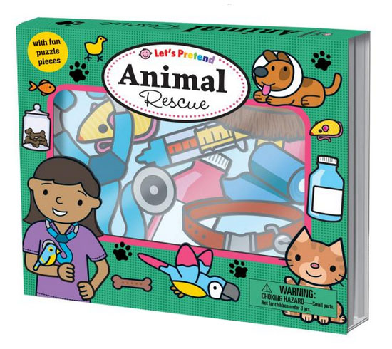 (Age 1.5 - 5) จิ๊กซอว์ชิ้นใหญ่ เสริมคำศัพท์ สัตว์แพทย์ Animal Rescue - Pretend Kit (with big puzzle pieces) รูปที่ 1