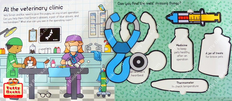 (Age 1.5 - 5) จิ๊กซอว์ชิ้นใหญ่ เสริมคำศัพท์ สัตว์แพทย์ Animal Rescue - Pretend Kit (with big puzzle pieces) รูปที่ 3