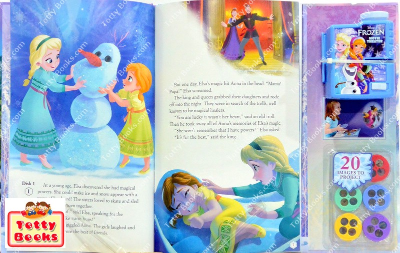 (Age 4 - 8) หนังสือนิทาน พร้อมเครื่องโปรเจคเตอร์สไลด์ภาพ โฟรเซ่น Frozen (Storybook & Movie Projector) รูปที่ 3