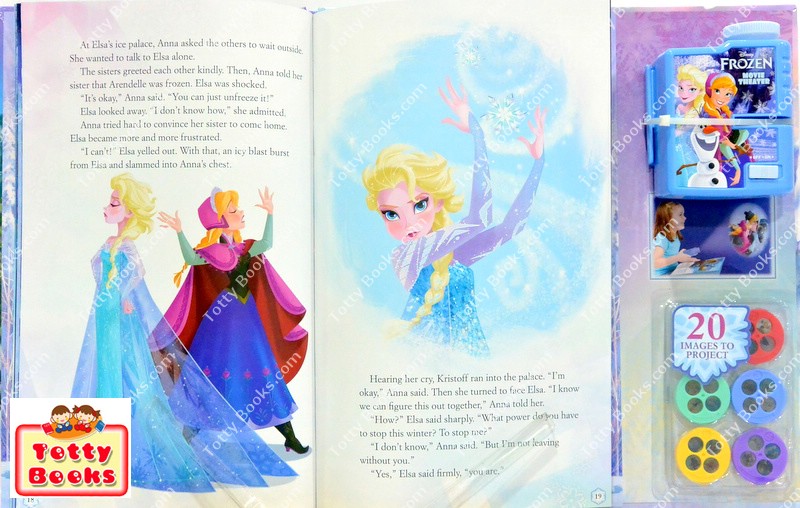 (Age 4 - 8) หนังสือนิทาน พร้อมเครื่องโปรเจคเตอร์สไลด์ภาพ โฟรเซ่น Frozen (Storybook & Movie Projector) รูปที่ 4