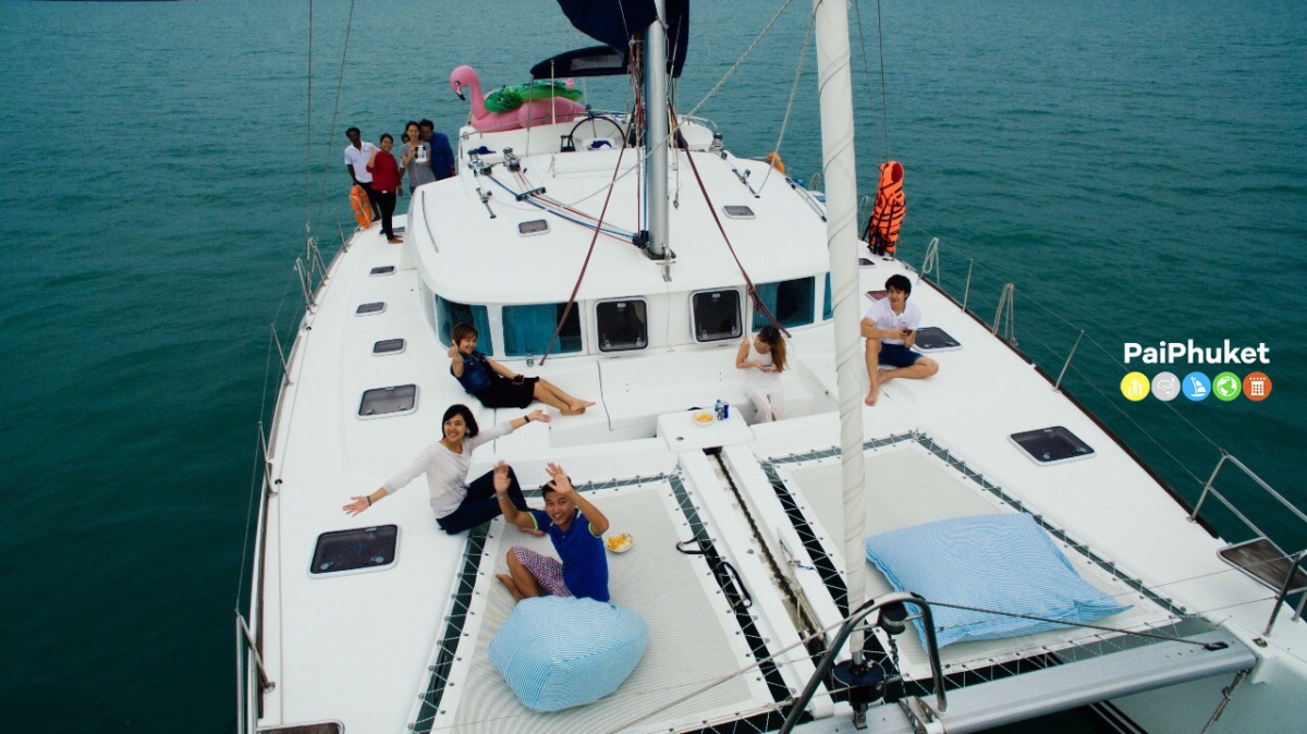 เกาะไม้ท่อน Sunset เรือยอร์ช Sailing Catamaran VIP รูปที่ 6