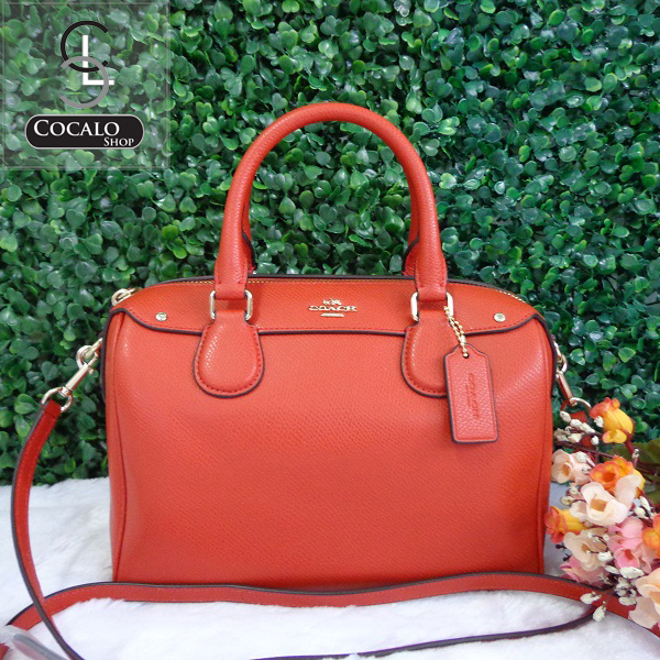 COACH F36624 MINI BENNETT SATCHEL IN CROSSGRAIN LEATHER รูปที่ 1