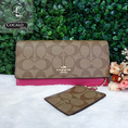 COACH F53763 TRIFOLD WALLET IN SIGNATURE