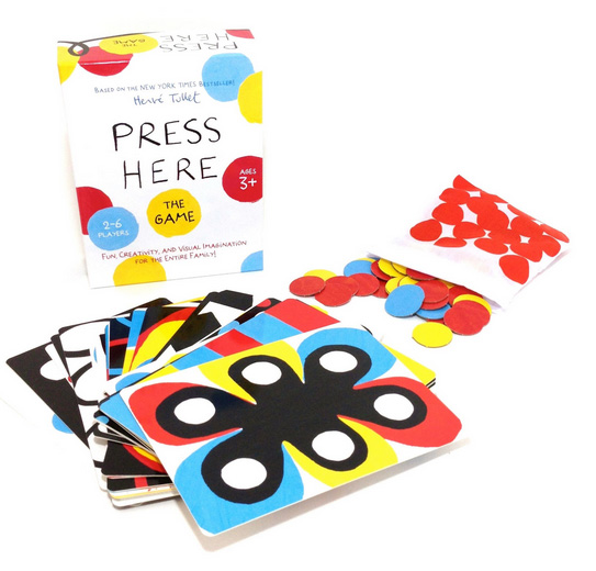 (Parents Magazine Best Toys, Age 3+) เกมส่งเสริมจินตนาการ Press Here Game (Boxed Set, Herve Tullet) รูปที่ 1
