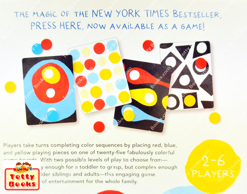 (Parents Magazine Best Toys, Age 3+) เกมส่งเสริมจินตนาการ Press Here Game (Boxed Set, Herve Tullet) รูปที่ 4