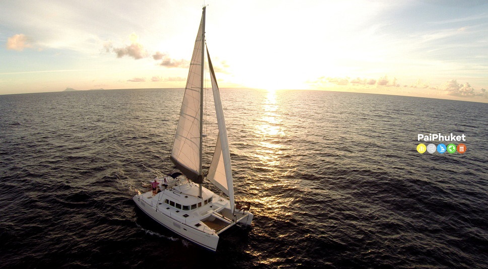 เกาะไม้ท่อน Sunset เรือยอร์ช Sailing Catamaran VIP รูปที่ 1