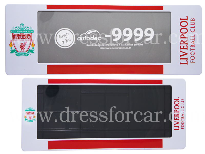 กรอบป้ายทะเบียนรถยนต์กันน้ำ ลายLiverpool ลิเวอร์พูล สั้นxยาว  รูปที่ 3