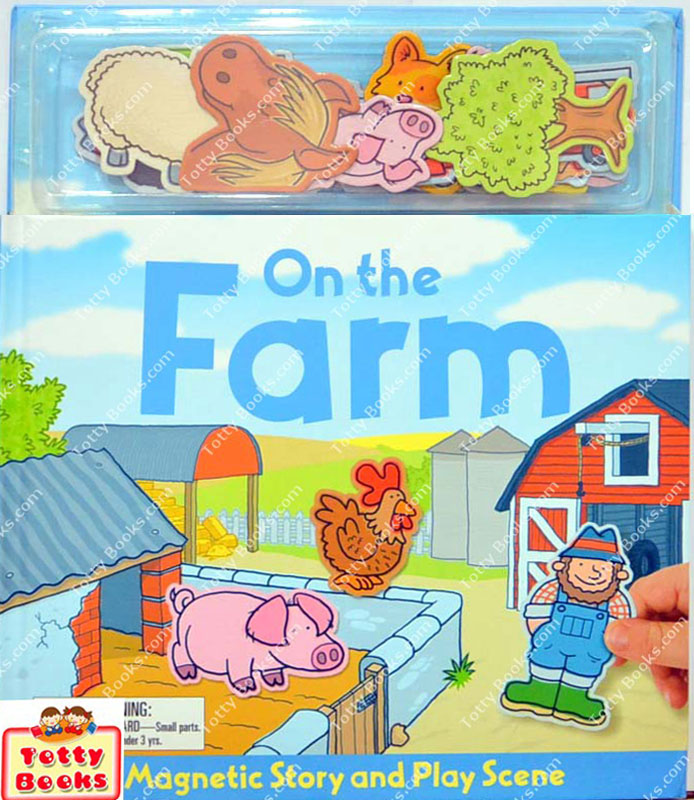 (Age 2 - 5) หนังสือแม่เหล็ก ส่งเสริมจินตนาการ สัตว์ในฟาร์ม On the Farm (Magnet Book) รูปที่ 1