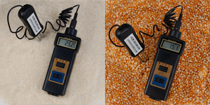 เครื่องวัดอุณหภูมิและความชื้นข้าวเปลือก,ข้าวโพด,ข้าวสาลี,ข้าวสาร(DIGITAL GRAIN MOISTURE METER )  รูปที่ 2