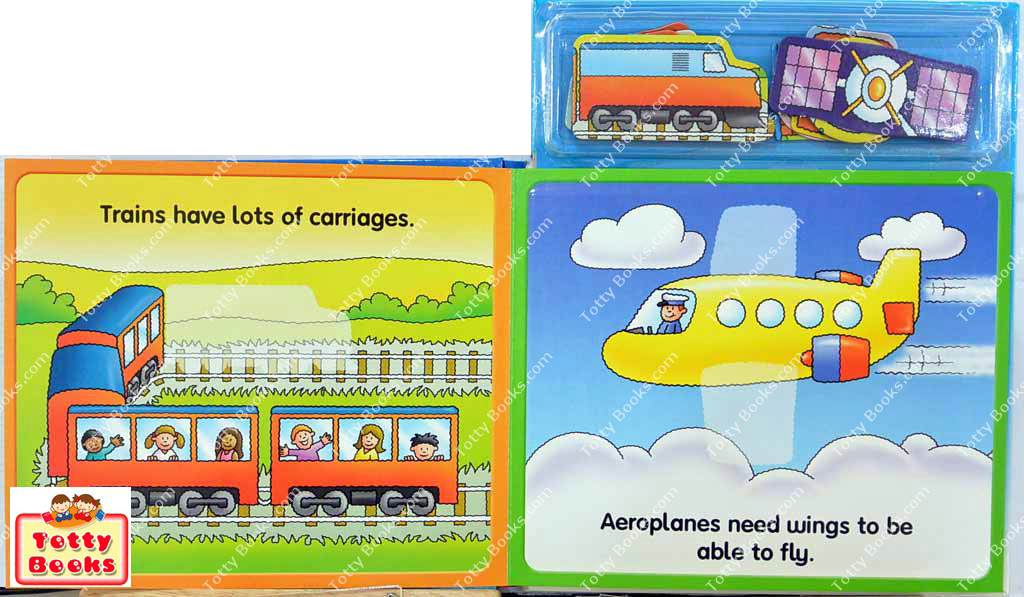 (Age 2 - 5) หนังสือแม่เหล็ก ส่งเสริมจินตนาการ เรียนรู้รถ ยานพาหนะ Things That Go (Magnet, Top That) รูปที่ 3