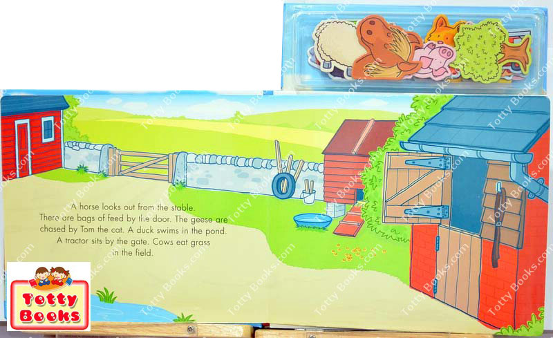 (Age 2 - 5) หนังสือแม่เหล็ก ส่งเสริมจินตนาการ สัตว์ในฟาร์ม On the Farm (Magnet Book) รูปที่ 3