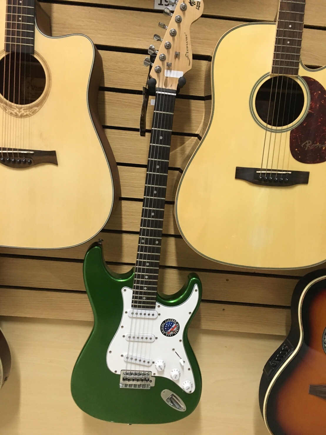 กีตาร์ไฟฟ้า firewar strat metallic green รูปที่ 7