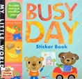 (Age 1.5 - 3) หนังสือสติ๊กเกอร์ แปะใหม่ได้ สิ่งรอบตัว Busy Day Sticker Book (reusable stickers & wipe-clean pages)